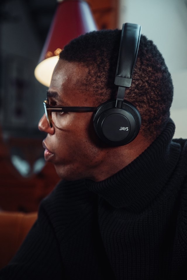 Jays q-Seven Combo Black Noise Cancelling Bluetooth Headphones - 16