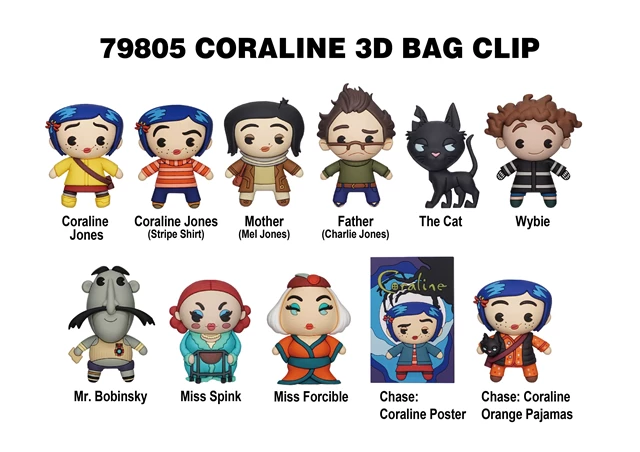 Coraline Series 1 Bag Clip - 2