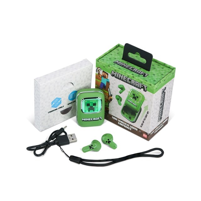 OTL Minecraft Slider Case True Wireless Bluetooth Earphones - 8