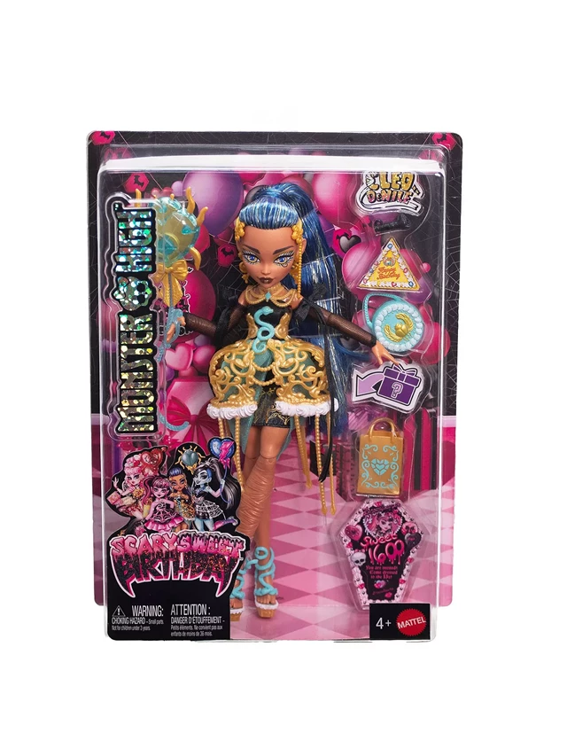 Cleo De Nile Scary Sweet Birthday Monster High Mattel Doll - 5