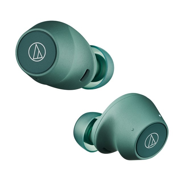 Audio Technica ATH-CKS30TW+ Green Active Noise Cancelling True Wireless Bluetooth Earphones - 5