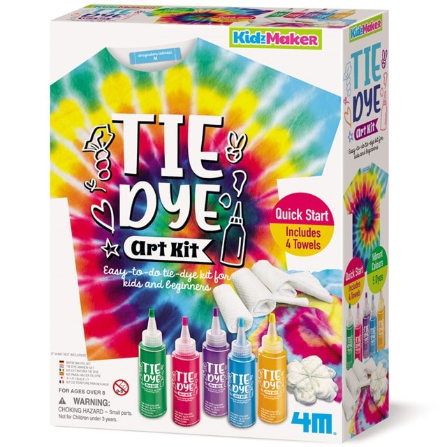 Kidzmaker Tie Dye Art Kit 4M Craft - 1