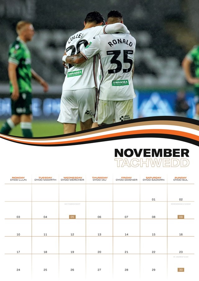 Swansea City FC 2025 A3 Calendar - 3