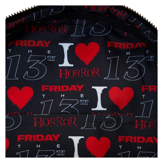 I Heart Horror Friday The 13th Loungefly Mini Backpack - 7