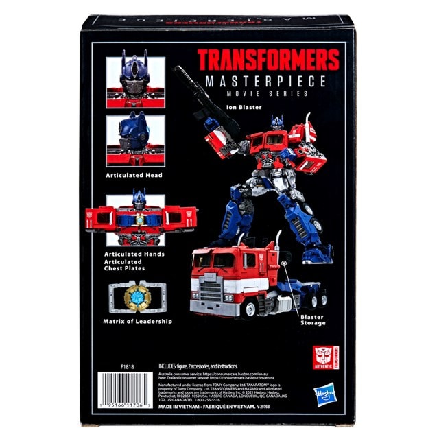 Movie Masterpiece Series MPM-12 Optimus Prime Transformers Action Figure - 8