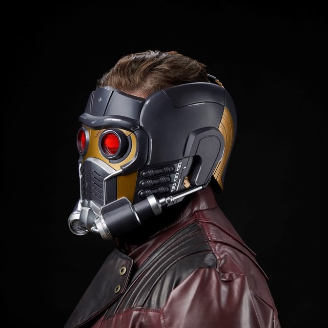 Star-Lord Guardians of the Galaxy Hasbro Marvel Legends Series Premium Electronic Roleplay Helmet - 21