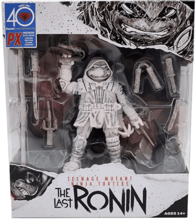 Last Ronin Black & White Teenage Mutant Ninja Turtles Action Figure - 2