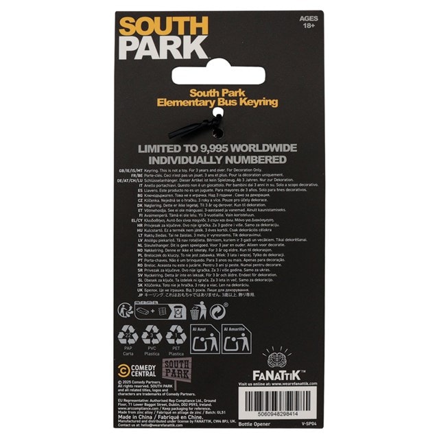 School Bus South Park Keyring - 5