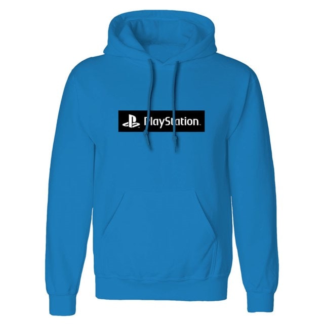 Playstation Box Logo Blue Hoodie (Small) - 1