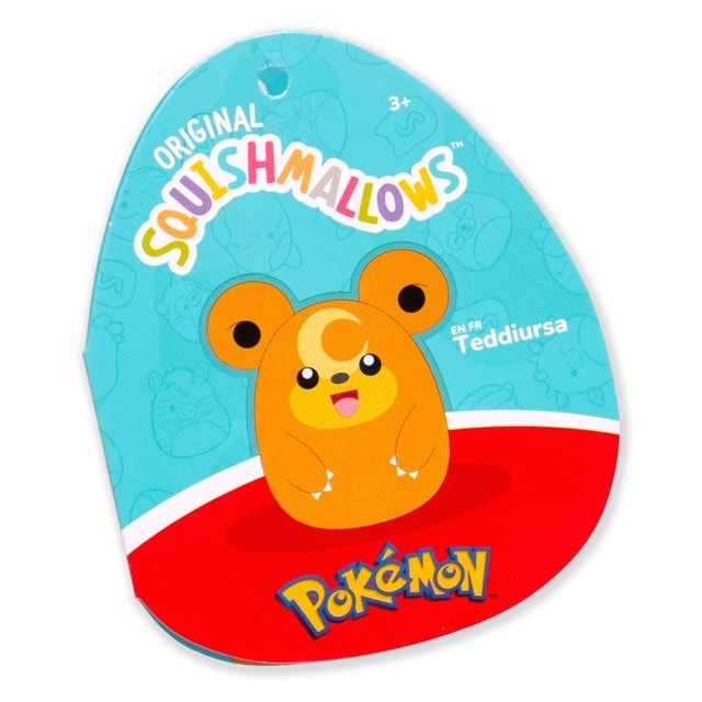 Teddiursa Pokémon Original Squishmallows 14" Plush - 6