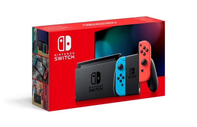 Nintendo Switch Console (Neon Red/Neon Blue) - 1
