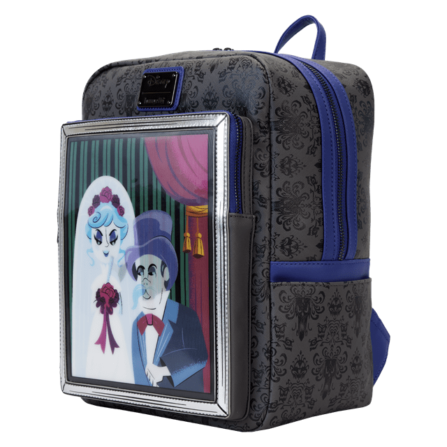 Black Widow Bride Lenticular Mini Backpack Haunted Mansion Loungefly - 3