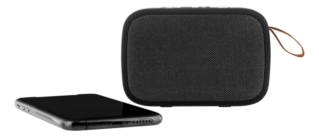 Streetz 3W Black Bluetooth Speaker With FM Radio - 2
