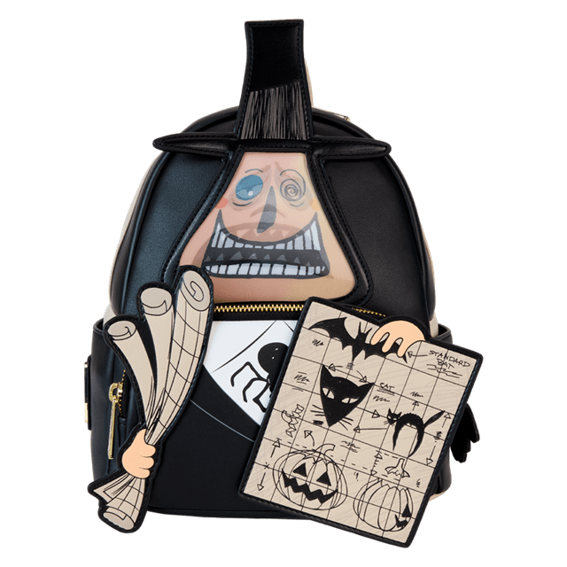 Mayor With Halloween Plans Nightmare Before Christmas Lenticular Loungefly Mini Backpack - 1