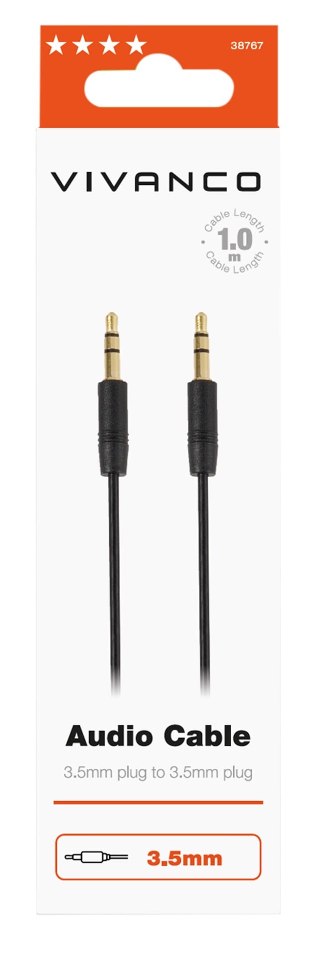 Vivanco Auxiliary Cable 3.5mm - 2