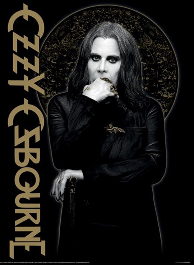 Gold Ozzy Osbourne 30cm x 40cm Art Print | HMV Store