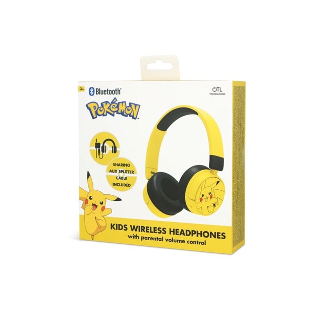 OTL Pokemon Pikachu Yellow Bluetooth Headphones - 6