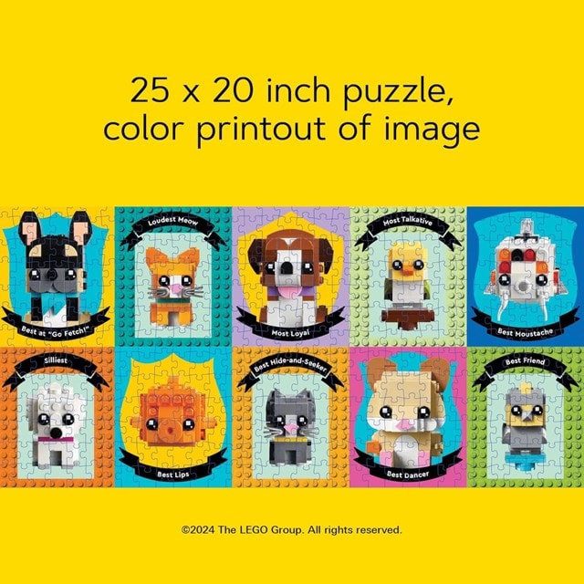 LEGO Pet Pals 1000 Piece Jigsaw Puzzle - 4