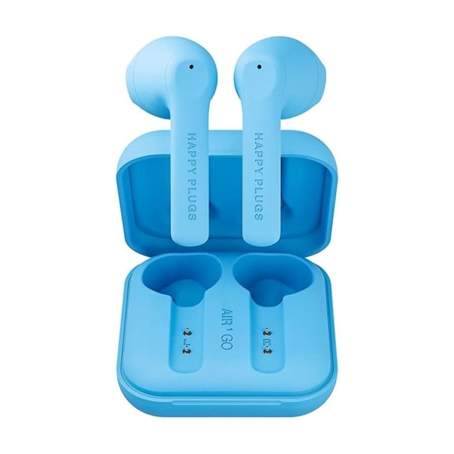 Happy Plugs Air 1 Go Blue True Wireless Bluetooth Earphones - 2