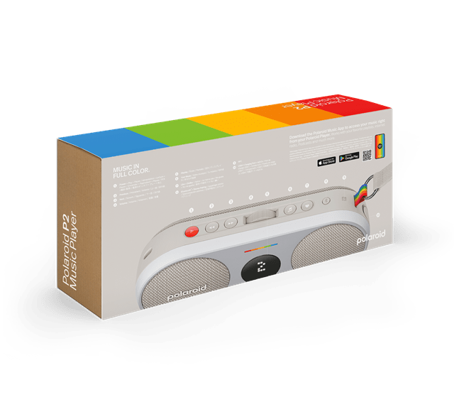 Polaroid Player 2 Grey Bluetooth Speaker - 7