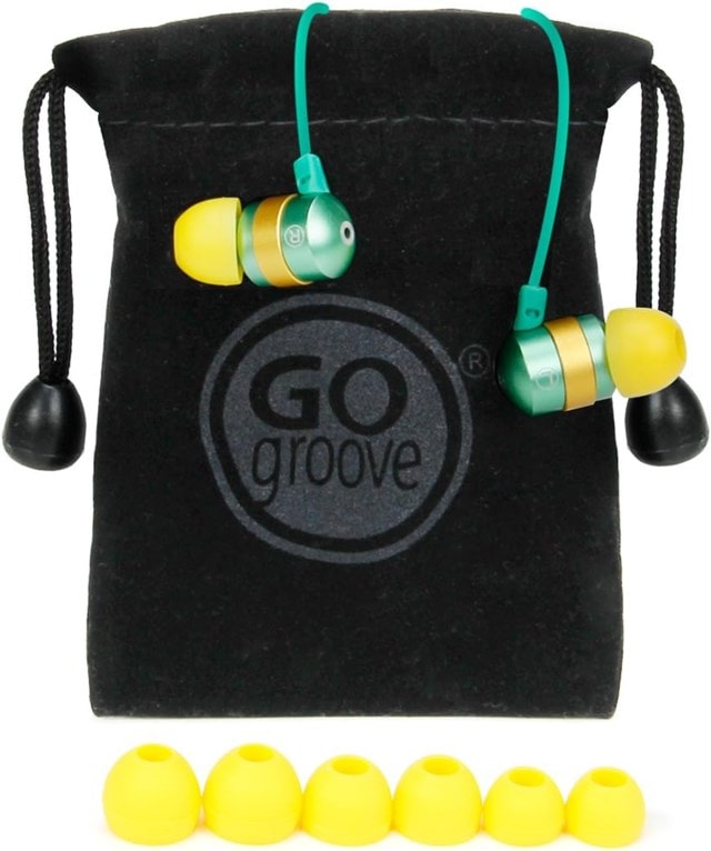GoGroove AudiOHM HF Green Earphones - 3