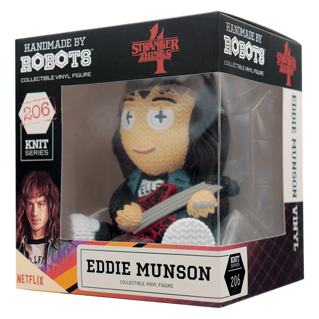 Eddie Munson Stranger Things Handmade By Robots Vinyl Figure - 4