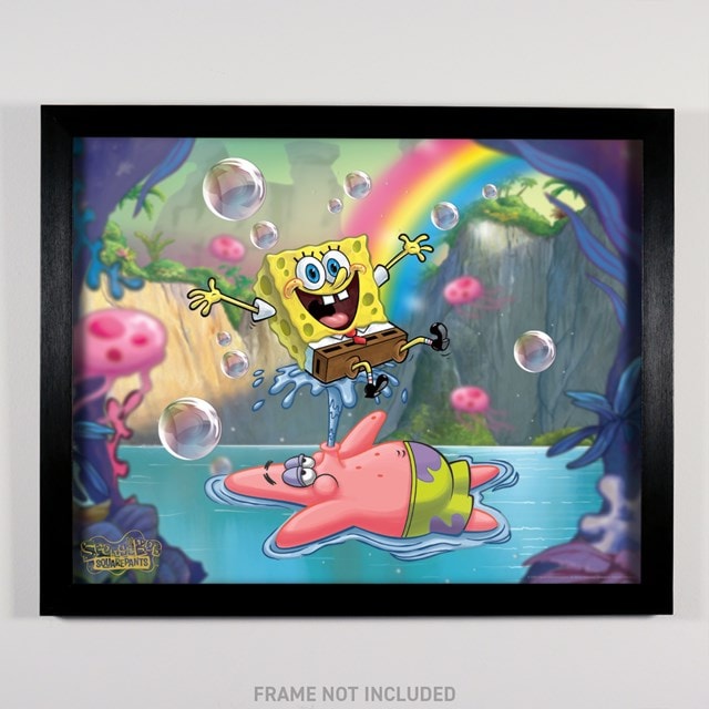 Spongebob Squarepants Fan-Cel Art Print - 1