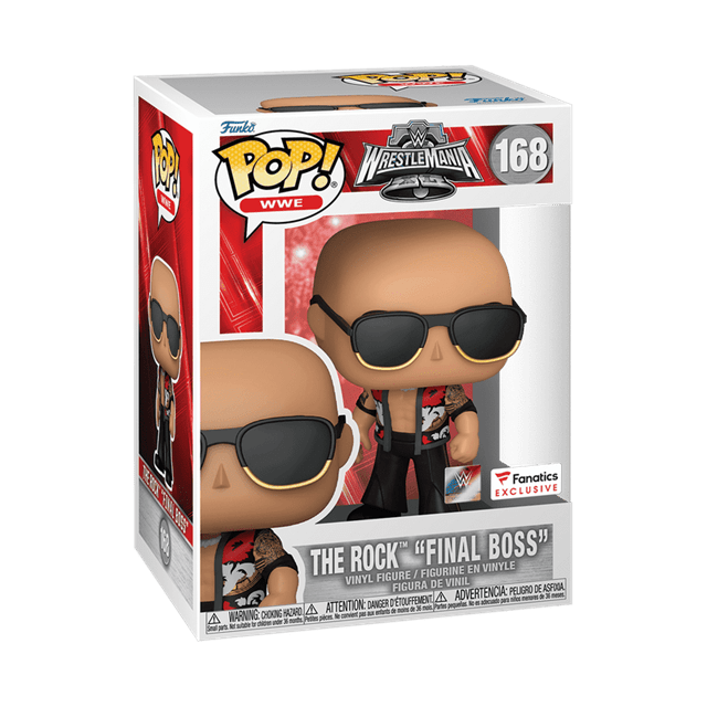 The Rock Final Boss 168 WWE Funko Pop Vinyl - 2