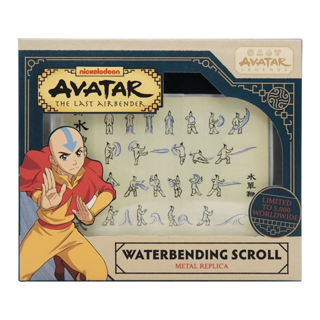 Avatar The Last Airbender Waterbending Scroll Metal Replica - 3
