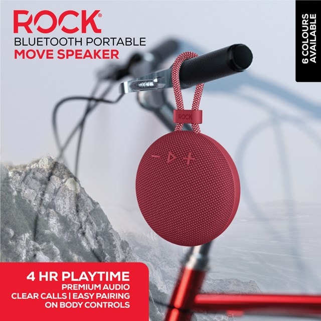 Rock Move Red Bluetooth Speaker - 5