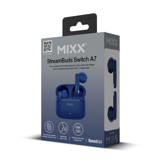 Mixx Audio StreamBuds Switch S7 Navy True Wireless Bluetooth Earphones - 7