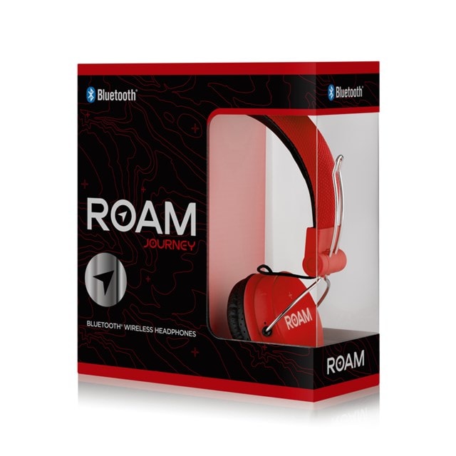 Roam Journey Red Bluetooth Headphones - 3