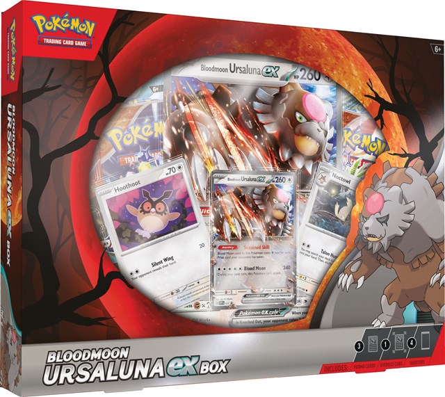 Bloodmoon Ursaluna ex Box Pokemon Trading Cards - 3