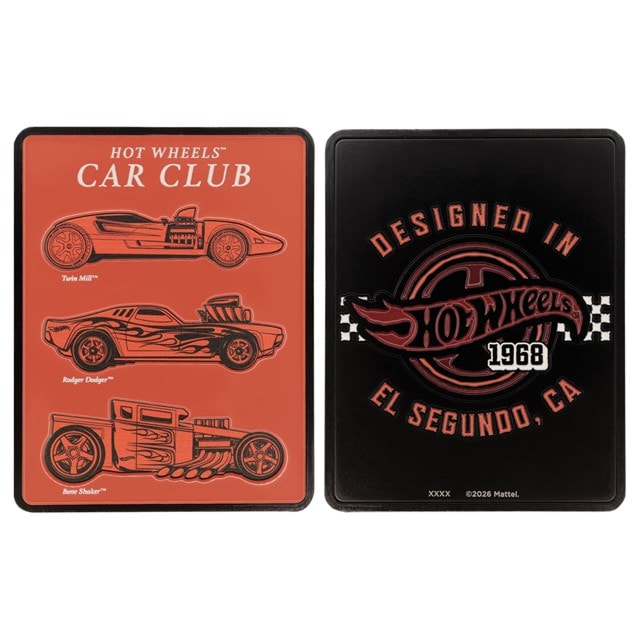 Hot Wheels Car Club Limited Edition Ingot - 2