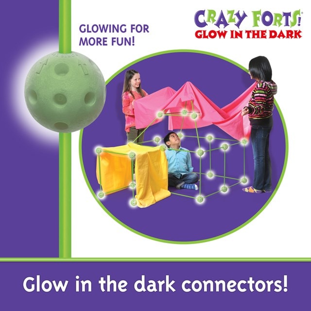 Crazy Forts Play Tent Glow In The Dark Playset - 2