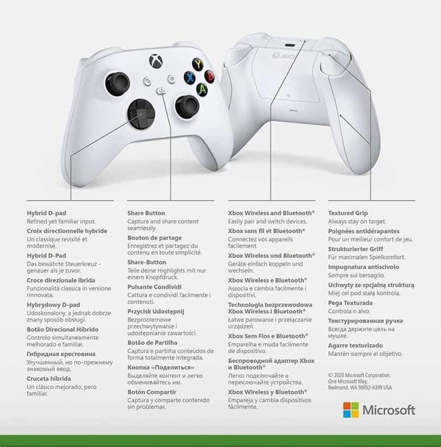 Xbox Wireless Controller - Robot White - 5