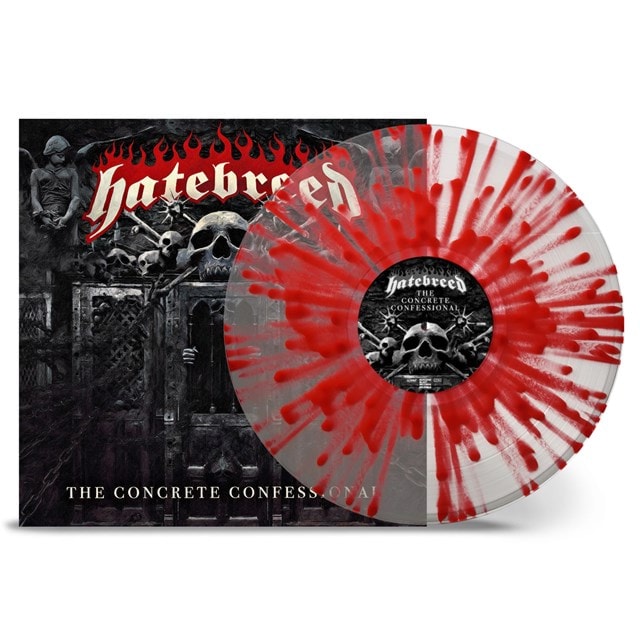 The Concrete Confessional - Limited Edition Clear Red Splatter Vinyl - 1