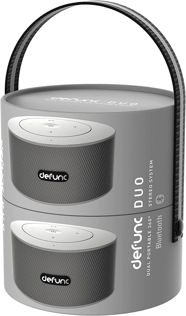 Defunc Duo Silver Bluetooth Speakers - 4