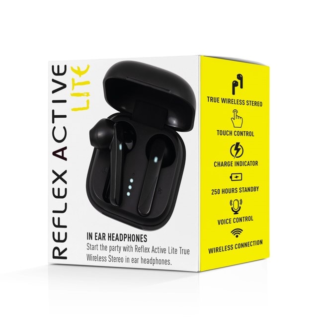 Reflex Audio 3000 Lite Black True Wireless Bluetooth Earphones - 5
