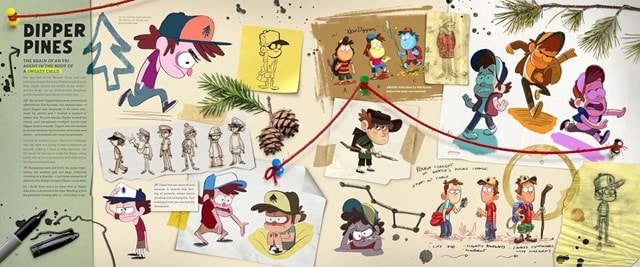 The Art of Gravity Falls Hardback By Alex Hirsch & Rob Renzetti - 3