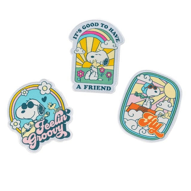 Peanuts: Snoopy Set Of 3 Patches - 2
