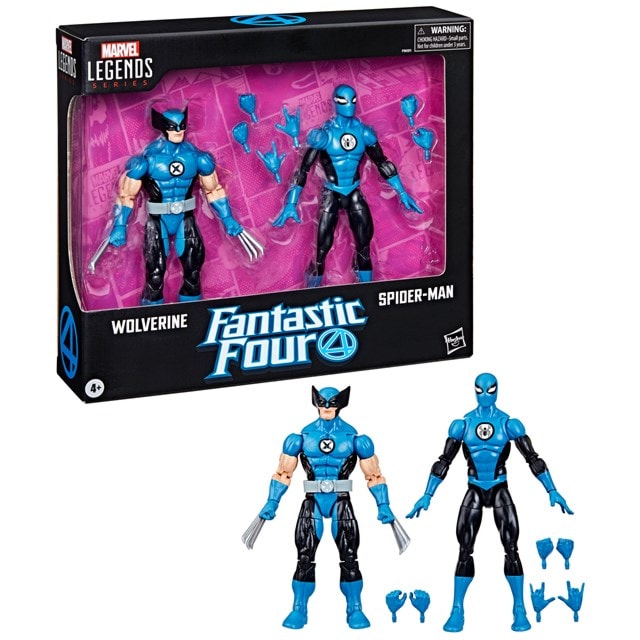 Wolverine And Spider-Man Fantastic Four Comics Marvel Legends Series Hasbro 2 pack Action Figure - 11