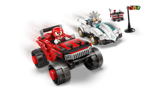 Silver's Car Vs. Knuckles' Monster Truck Sonic the Hedgehog LEGO - 2