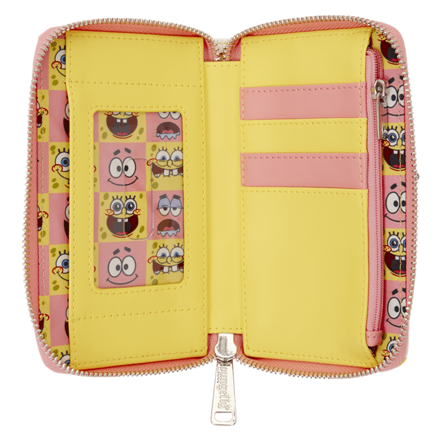 SpongeBob SquarePants And Patrick Star Checkered Loungefly Zip Around Wallet - 3