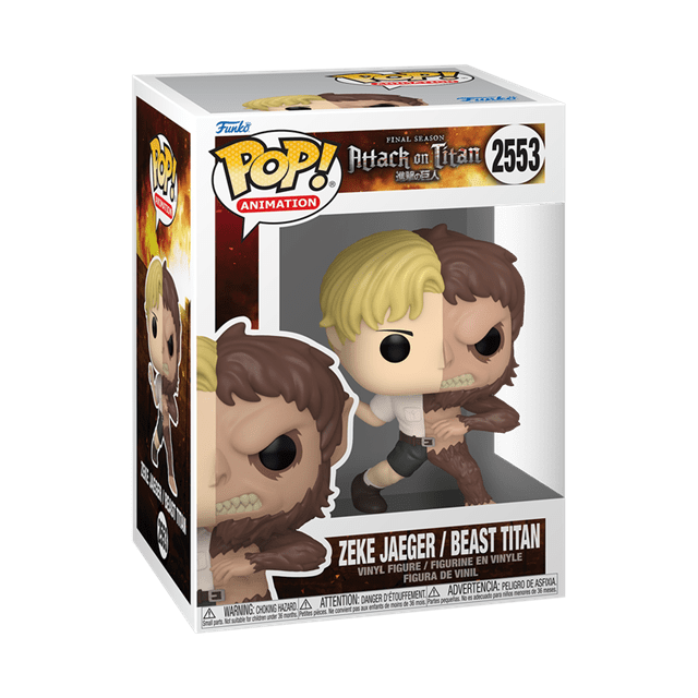 Zeke Jaeger / Beast Titan 2553 Attack On Titan Funko Pop Vinyl - 2