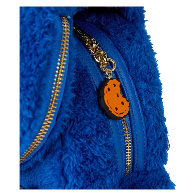 Cookie Monster Plush Sesame Street Loungefly Mini Backpack - 12