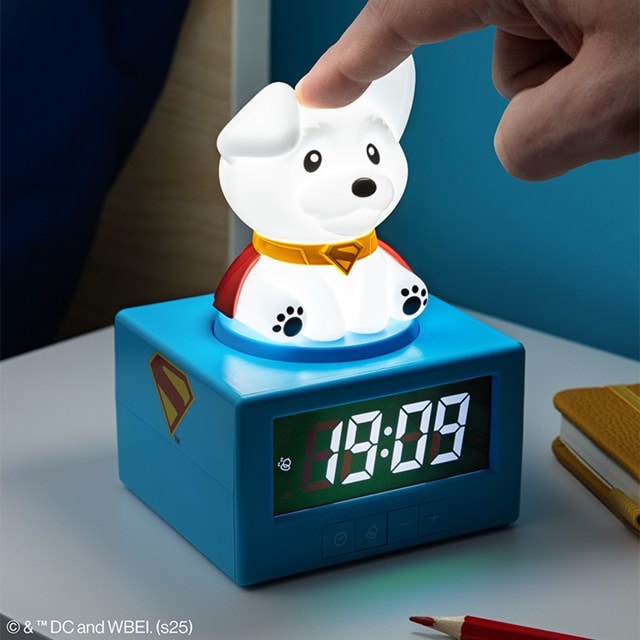Krypto Superman 2025 Icon Night Light Alarm Clock - 2