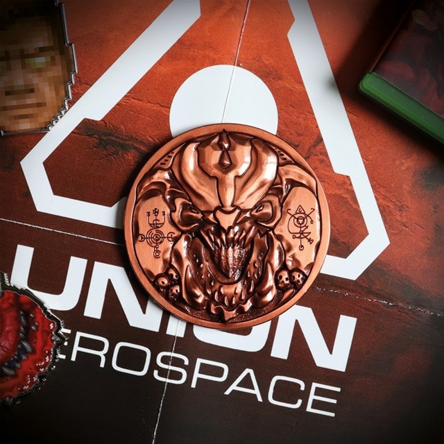 Doom: Pinky Level Up Metal Medallion Collectible - 2