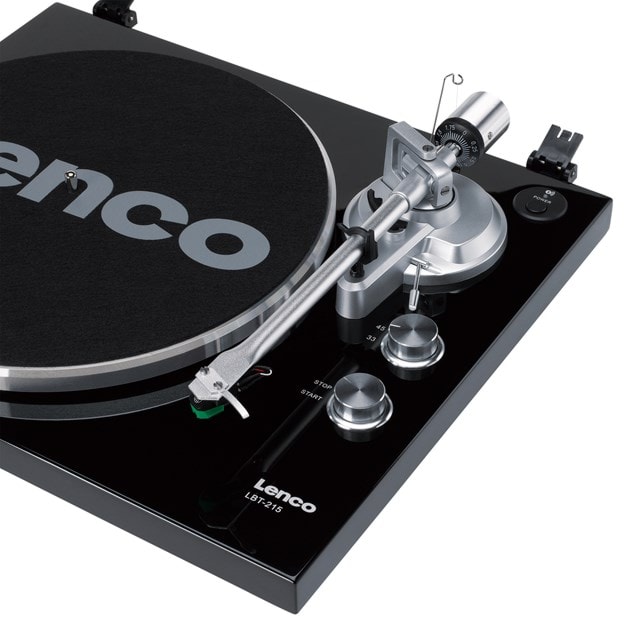 Lenco LBT-215BK Piano Black Bluetooth Turntable - 7