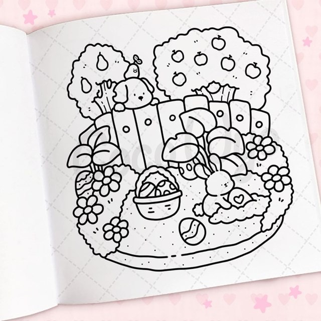 Cozy Cuties Cute & Comfy Colouring Book By Coco Wyo - 4